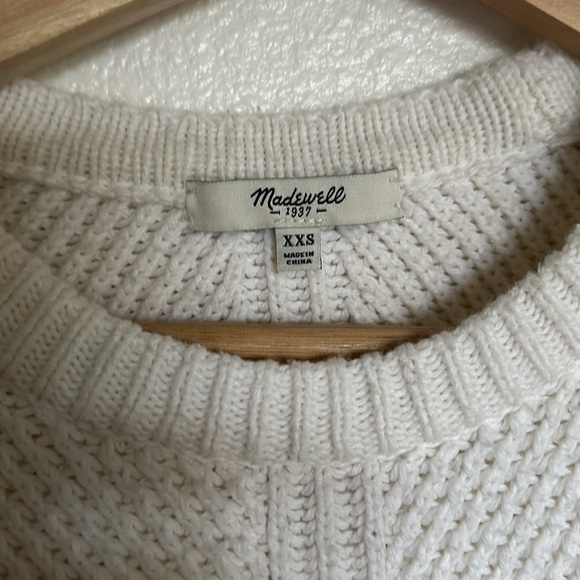 Madewell white pullover sweater. Size Xxs - Picture 2 of 5